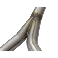 Rebel Series CB 2.5in Dual Center Exit SS Exhaust w/ Black Tips/3.8L V6 (Wrangler 07-15)
