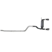 Rebel Series 2.5in 409 SS Cat-Back Exhaust w/ Black Tips (Wrangler 18-19)