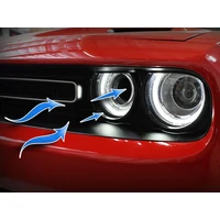Momentum GT Dynamic Air Scoop Dodge Challenger 15-20 - Red