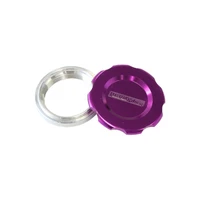 2.5" Low Profile Billet Aluminium Filler Cap and Bung - Blue