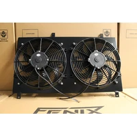 Fan Shroud & Fan Kit (Soarer JZZ30R JZZ31R) - Satin Black
