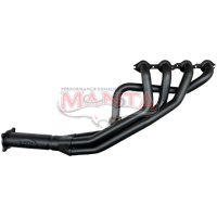 4 into 1 1 3/4in Extractors (Commodore 5.7, 6.0L VT VX VU VY VZ) - Black