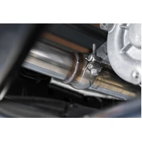 2.5" Cat Back Single Rear Exit (Wrangler 18-24) - T304 Stainless Steel
