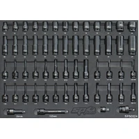 Sumo Series Power Hutch Tool Kit Combo - 550pc - Metric & SAE - Black/Crome