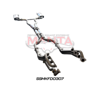 3in Full System With Centre Hotdog & Rear Muffler With Twin Tips (MUSTANG V8 FM 15-17)