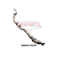 4in Turbo Back with Cat & Muffler (Landcruiser VDJ76 4.5L V8 Wagon (Without DPF))