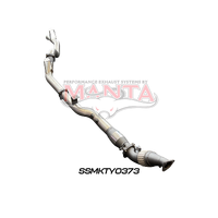 4in Turbo Back with Cat & without Muffler (Landcruiser VDJ76 4.5L V8 Wagon (Without DPF))
