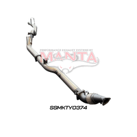 4in Turbo Back without Cat & without Muffler (Landcruiser VDJ76 4.5L V8 Wagon (Without DPF))