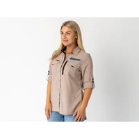 Superior Ladies Syzmik Fishing Shirt Sand (Each) 10