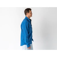 Superior Mens Syzmik Fishing Shirt Blue (Each) Large