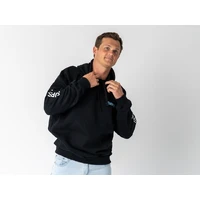 Unisex Hoodie Black with Sleeve Logo (Each)
