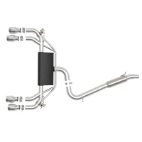 POWER MACH Force-Xp 304 SS Cat-Back Exhaust System - Polished (Golf R 15-19)