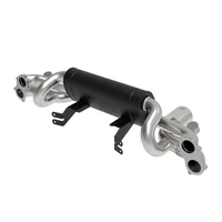 MACHForce XP 2.25in-2.5in 304SS Exhaust Cat-Back GT4(718) - Black Tips (Cayman 20-22)