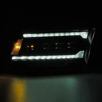 09-18 Ram 2500 NOVA LED Proj Headlights Plank Style Alpha Blk w/Activ Light/Seq Signal/DRL