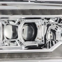 09-18 Dodge Ram 2500 LUXX LED Proj Headlights Plank Style Chrm w/Activ Light/Seq Signal/DRL