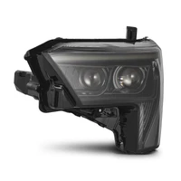 22-23 Toyota Tundra LUXX-Series Headlights Alpha-Blk w/White DRL - Req 810029 OR 810030