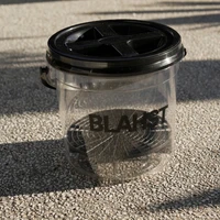18L Clear Car Wash Bucket with Grit Guard & Lid