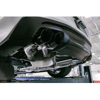 2.75 Inch Axle-Back Exhaust with Dual Mode NPP; Dual Rear Exit with Twin 4.0 Inch Pro Series Tips 16-24 Chevrolet Camaro