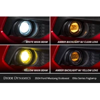 Elite Series Add-On Fog Lamp Kit for 2024 Ford Mustang GT White