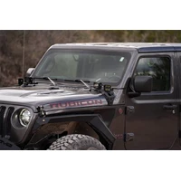 A-Pillar Dual Pod Light Mounts For 18-22 Jeep Wrangler JL 20-22 Gladiator