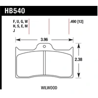 Wilwood DTC-60 Brake Pads