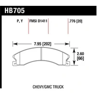 Chevy/GMC Express/Silverado/Savana/Sierra 15/25/35/4500 Super Duty Rear Street Brake Pads