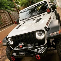 Oculus Bi-LED Projector Headlights for Jeep JL/Gladiator JT - Matte Blk - 5500K