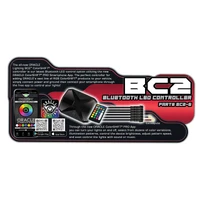 BC2 Bluetooth ColorShift RGB LED Controller - 6 Output