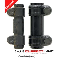 Currectlync Steering System 97-06 Wrangler TJ and LJ Unlimited/XJ/MJ Bolt-On Includes 1 1/4 Inch Diameter Tie Rod/Forged Drag Link HD Steering