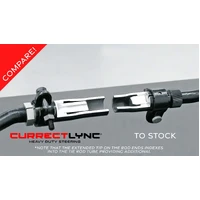 Currectlync Steering System 07-18 Wrangler JK w/Flipped Drag Link 1 1/2 Inch Diameter Tube Tie Rod/Forged Drag Link/Forged Tie Rod Ends Premium Jam
