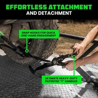 Heavy Duty Vehicle Tie Down Kit (Snap Hook)