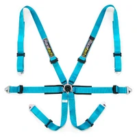 Pro International 6-Point Lightweight Harness - FIA Approved - Black - 2030