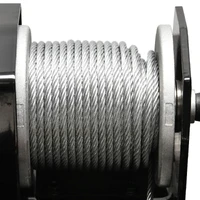 2000 LBS 12V DC 5/32in x 49ft Steel Rope LT2000 Winch