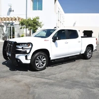2019 Chevrolet Silverado/Sierra 1500 Crew Cab Platinum 4 Oval Nerf Step Bars - Black