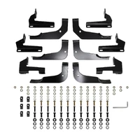2020 Jeep Gladiator PRO TRAXX 5 WTW Oval Nerf Step Bars - Black