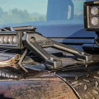 18-20 Jeep Wrangler / 2020 Gladiator LED Cowl Mount - Textured Black