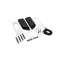 18-20 Jeep Wrangler JL 2dr LED Hood Scoops - Textured Black