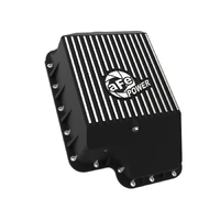 Transmission Pan (Black); Ford Diesel Trucks 03-10 V8-6.0/6.4L