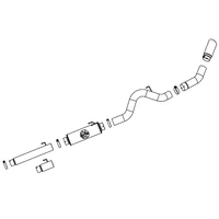 MACHForce XP Exhaust 5in Cat-Back SS 04.5-07 Dodge Diesel Trucks L6-5.9L