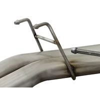 Rebel Series Exhaust SS Front Side Exit CB w/ Black Tips Ecoboost (F150 10-14)
