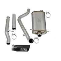MACHForce XP Exhausts Cat-Back Black Tip 09-17 GM Silverado 1500 4.3/5.3L RegCab SB/LB