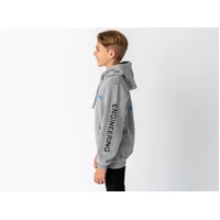 Superior Youth Hoodie Grey Marle with Sleeve Logo (Each) 10