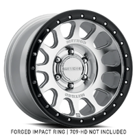 MR709 HD Bead Grip 18x9 6x135 12 Machined - Clear Coat