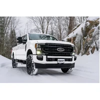 2017+ Ford F-250/350 Crew Cab 6.2L/7.3L Cat Back Single Side Black Finish