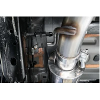 2.5" Cat Back Single Rear Exit (Wrangler 18-24) - T304 Stainless Steel