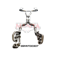 3in Full System With Centre Hotdog & Rear Muffler With Twin Tips (MUSTANG V8 FM 15-17)