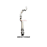 4in Turbo Back without Cat & with Muffler (Landcruiser VDJ76 4.5L V8 (DPF) Wagon)