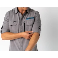 Superior Mens Syzmik Fishing Shirt Stone (Each) Large
