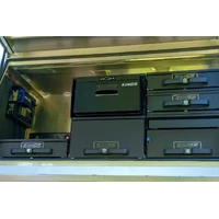 500mm Slim Drawer  Premium Black Finish