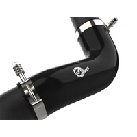 2024 GM Diesel Trucks V8 6.6L L5P BladeRunner Aluminum 3in Hot & 3.5in Cold Charge Pipe - Black